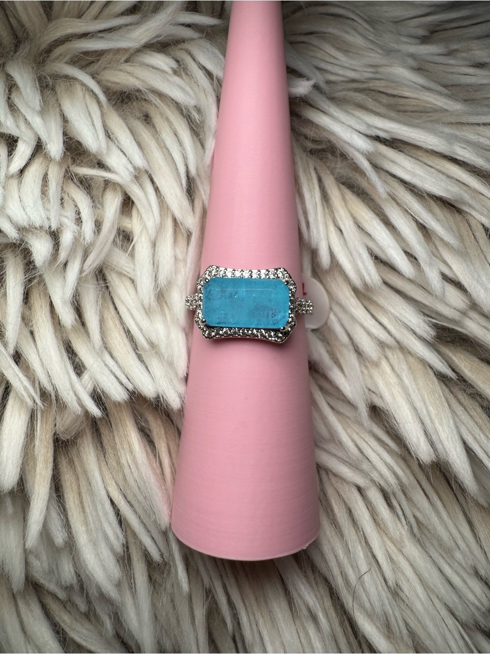 Stunning blue ring
